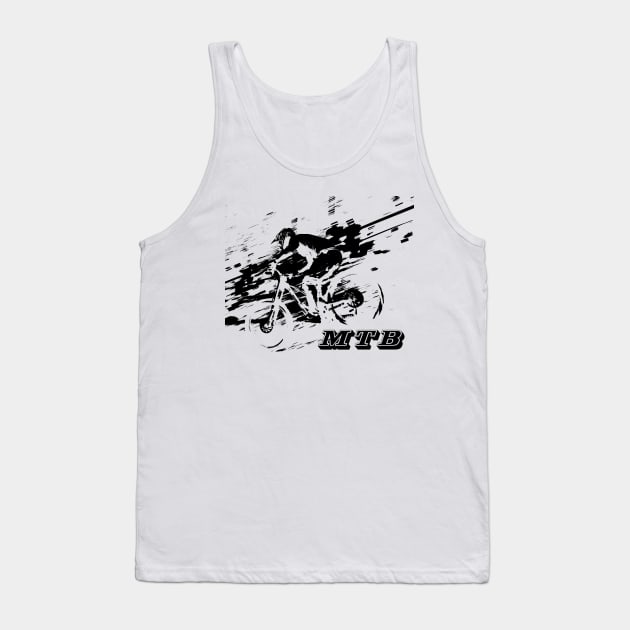 mtb downhill Tank Top by rickylabellevie